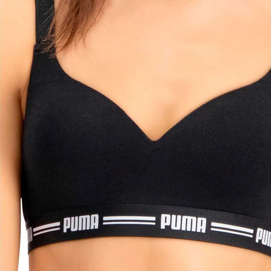 Stanik sportowy damski Puma Padded Top 1P Hang czarny XL