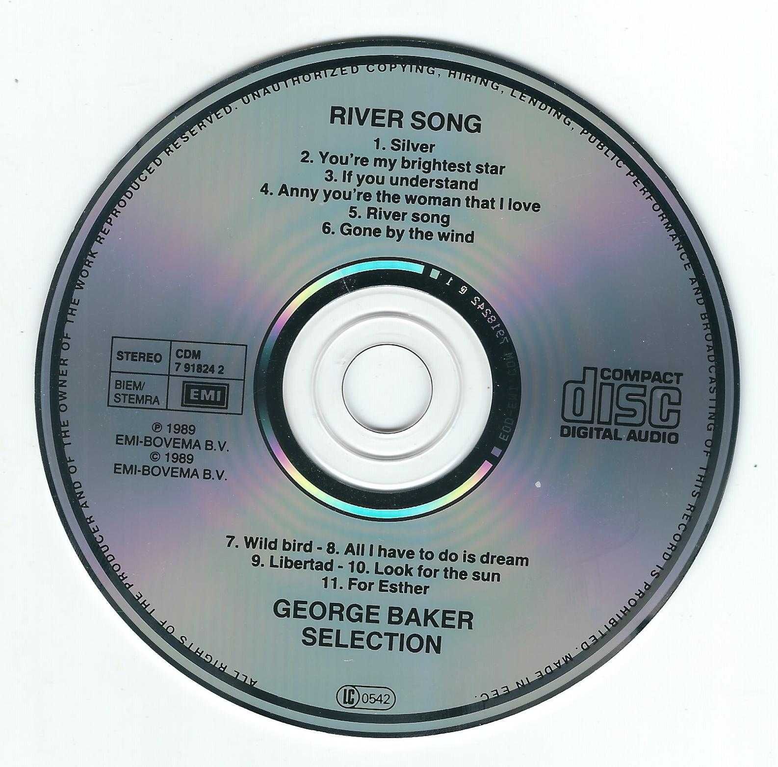 CD George Baker Selection - River Song (1989) (EMI)