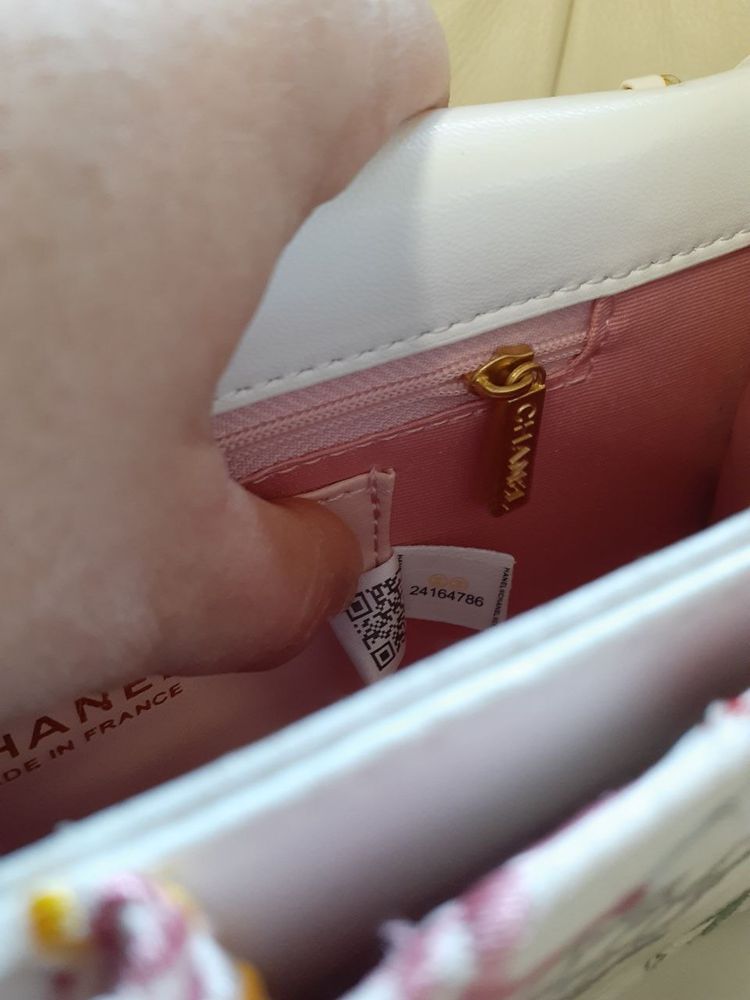 Сумочка chanel номерна з квітами лімітована шкіряна 2024 жіноча