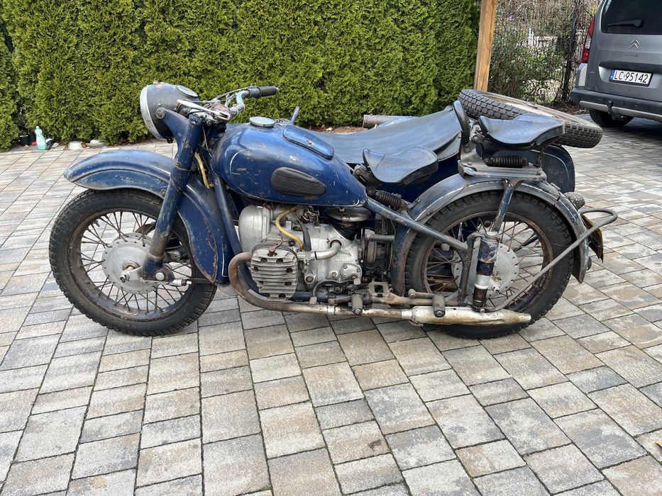 M72H KMZ 1958r. oryginał, zarejestrowany