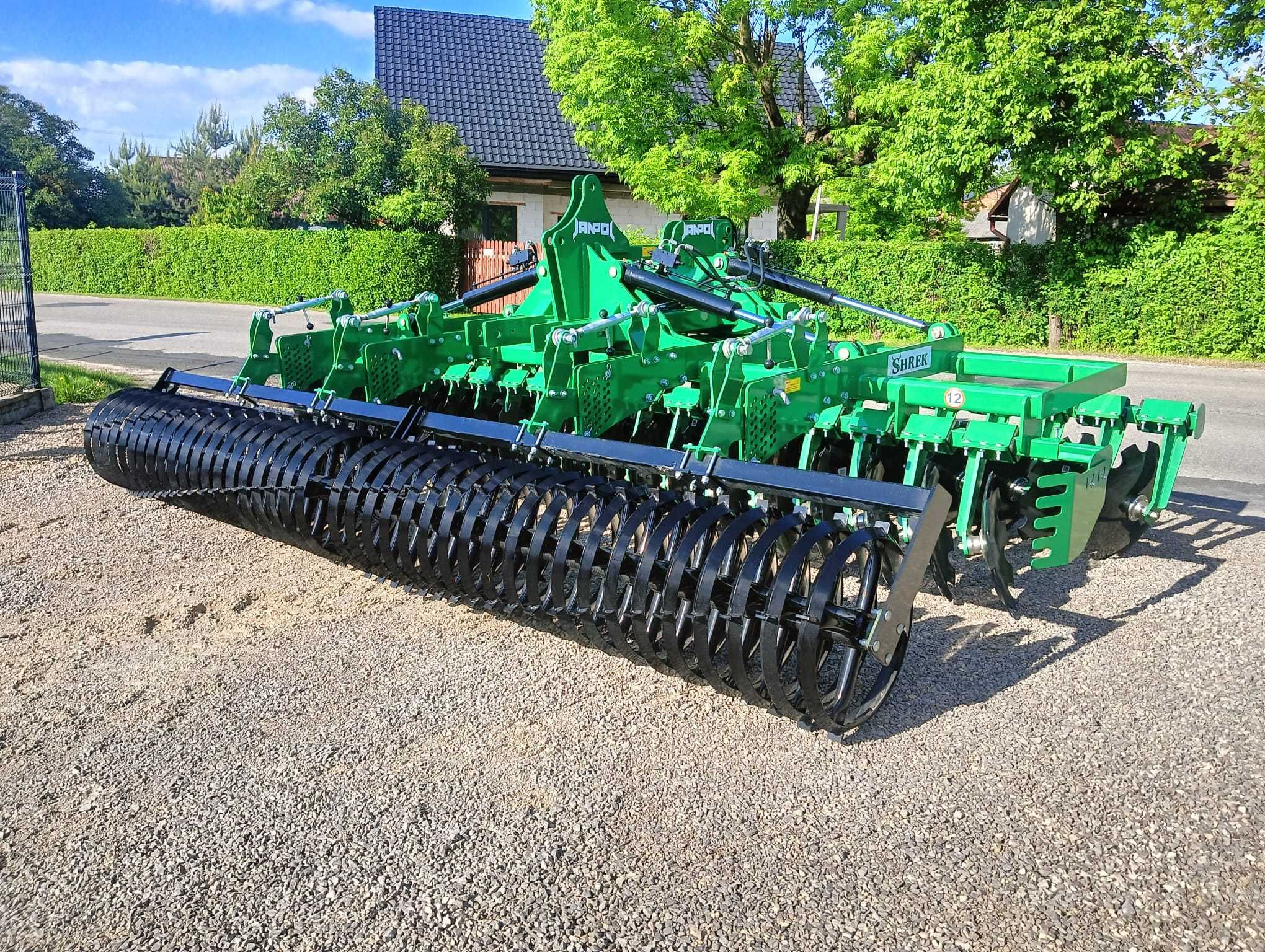 brona talerzowa hydrauliczna JANPOL SHREK 5m 560 talerz daszek 600 HIT