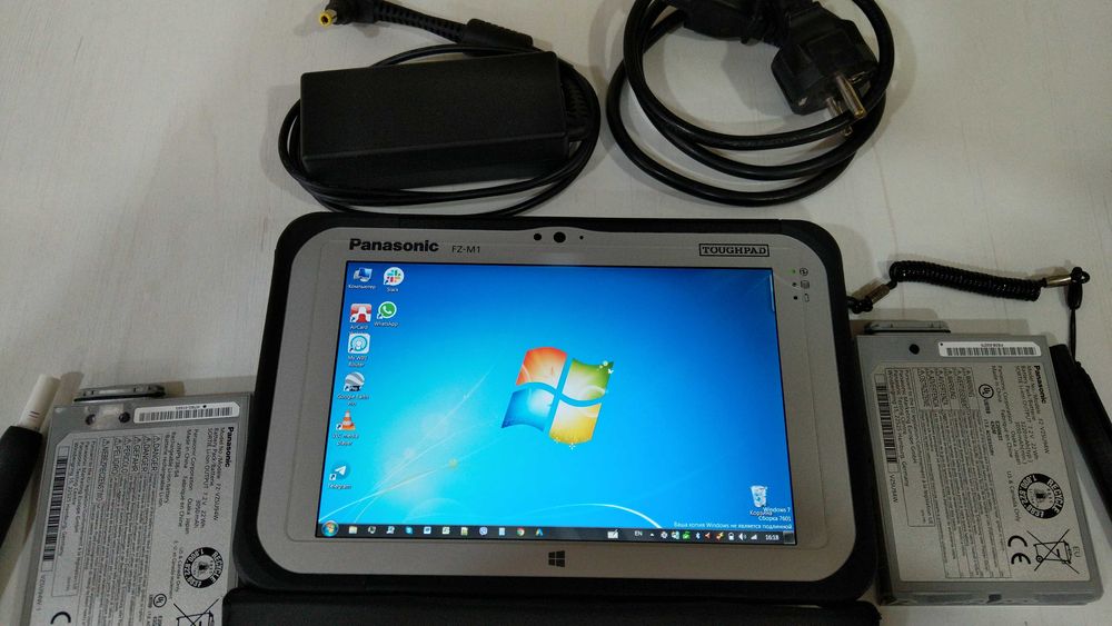 Военный Планшет Panasonic Toughpad FZ-M1, 7 Дюймов, 4/128Gb, 3G, GPS.
