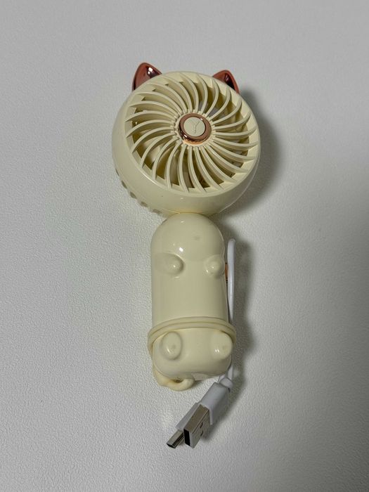 Ręczny mini przenośny mały wentylator ładowany przez USB