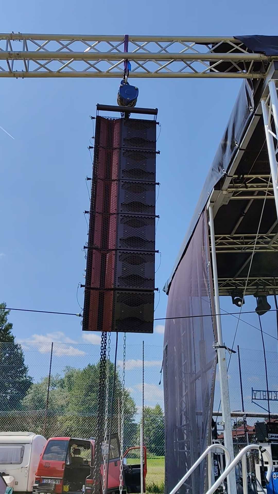 Scena mobilna 8x6 / oświetlenie / nagłośnienie / obsługa