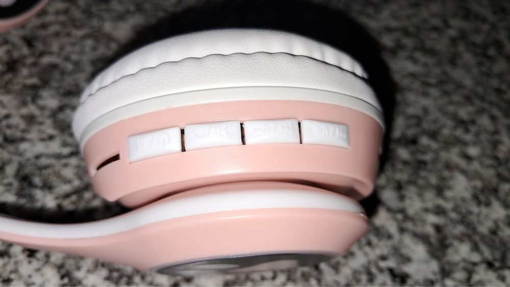Fones Gato com luzes led