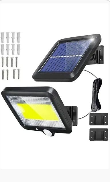 Уличный фонарь с датчиком движения bk 128 120 6cob led solar прожектор