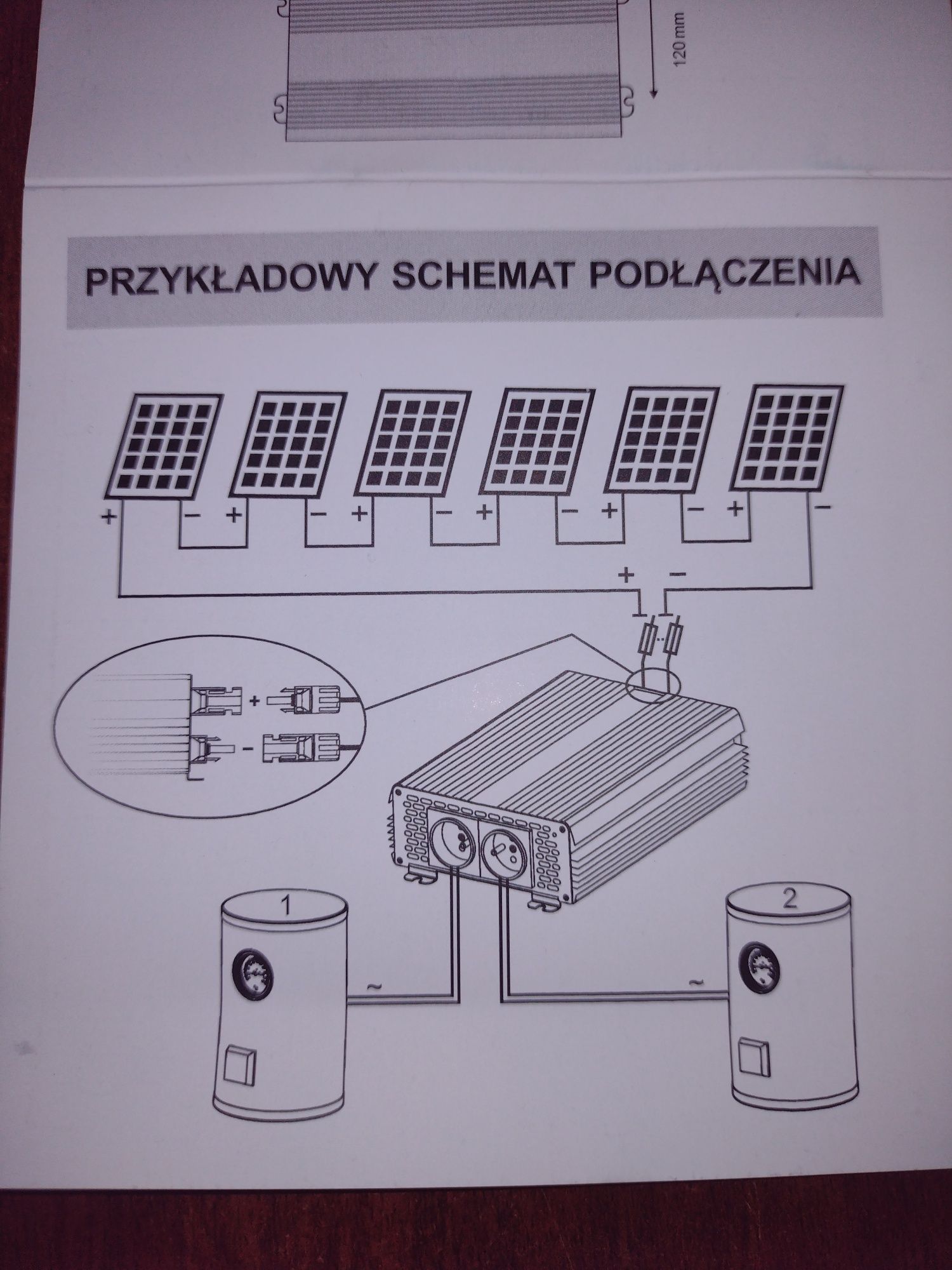 Falownik Inwerter Przetwornica ECOSolar Boost 3000-MPPT do grzania cwu