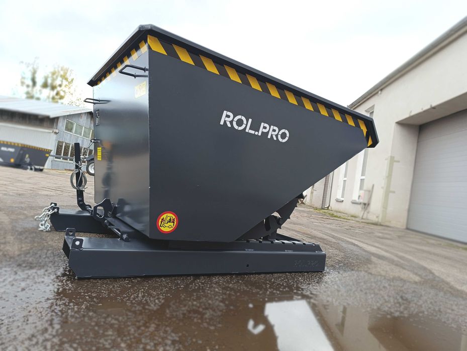 Koleba / Kontener samowyładowczy / Pojemnik metalowy 900L - NOWOŚĆ!!!