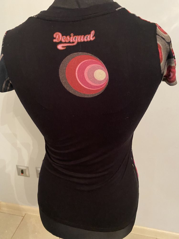 Desigual super wzory, extra sexi bluzka damska r. M bawełna
