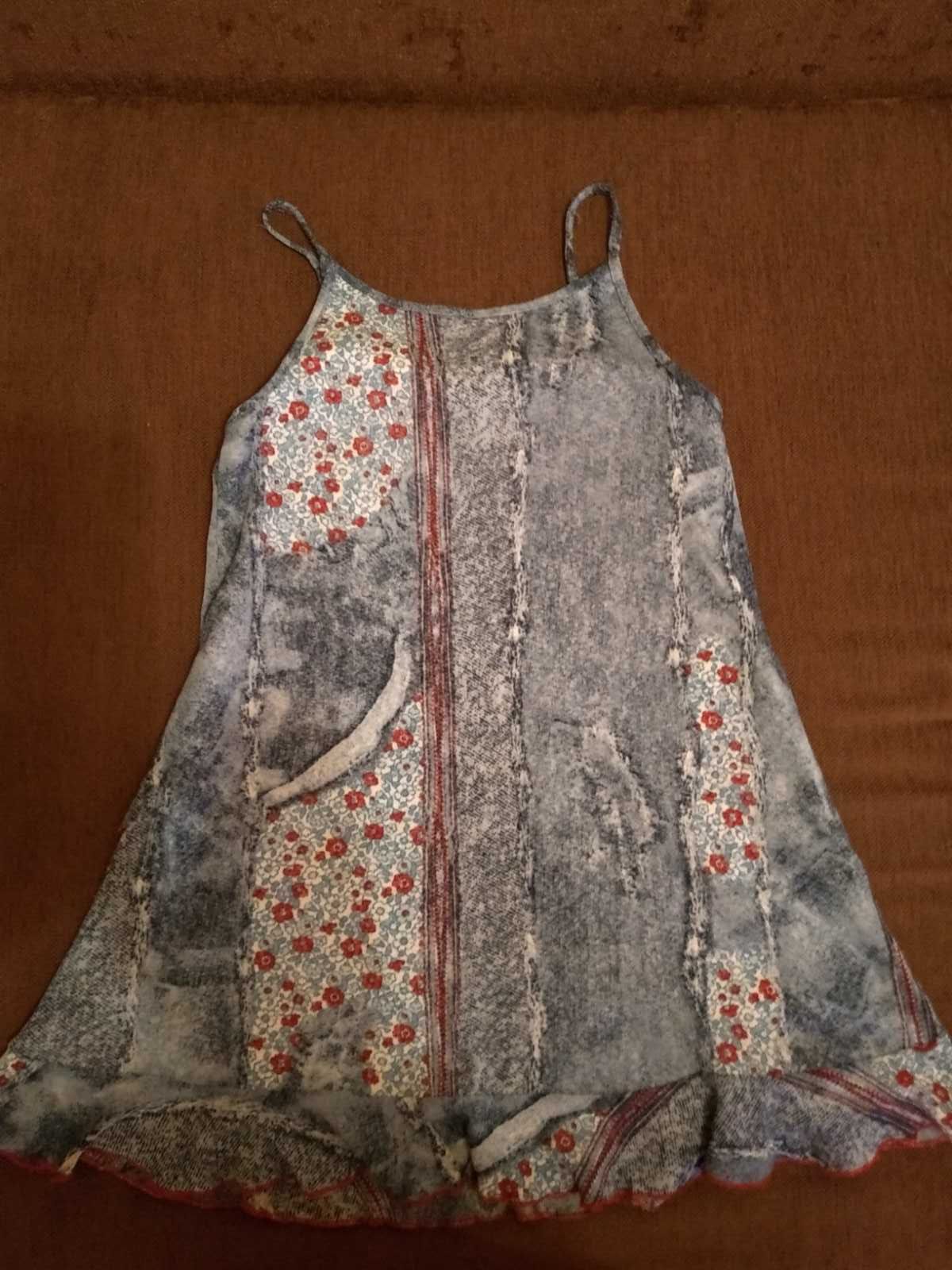 Sukienka / sukieneczka / ramiączka / 122 cm JAK NOWA