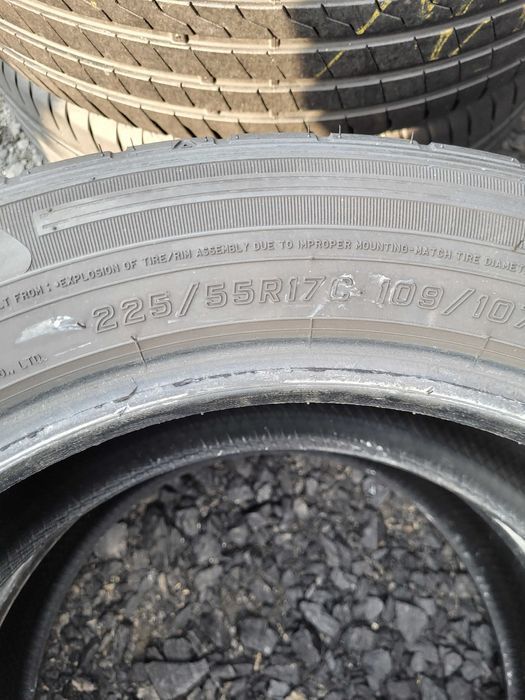WYSYŁKA 2 Opony Letnie 225 55 R17 Falken Linam VAN01. 2021r.