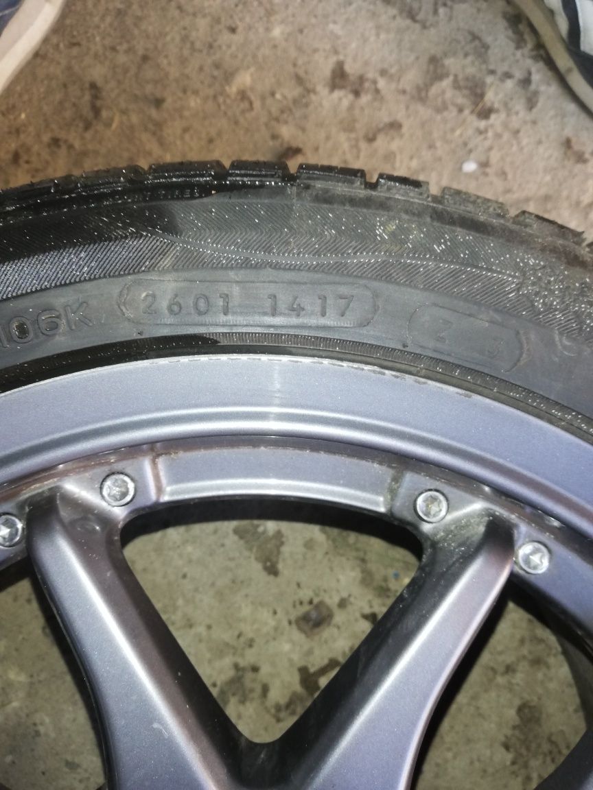 Koła 4x100 crx civic Honda inne opony zimowe