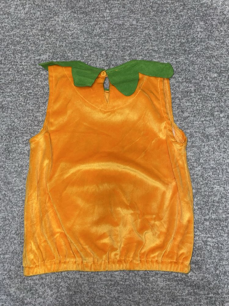 Детский костюм для хэллоуина на рост 86-92 см (1-2 года). Костюм тыквы