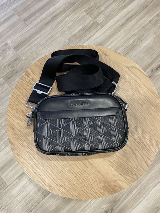 Lacoste monogram crossbody чоловіча сумка