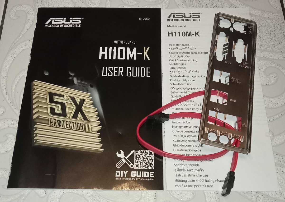Płyta ASUS H110M-K z procesorem Intel Core i5-7400 3.00 GHz