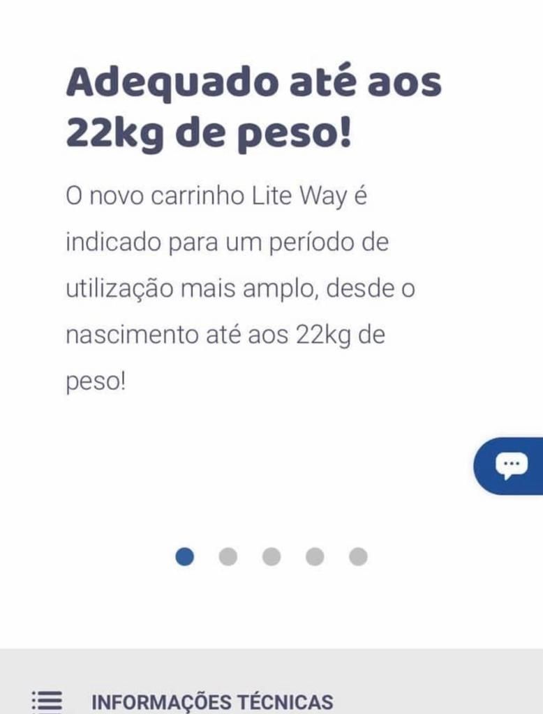 Carrinho da Chicco Lite Way 3 edição Especial