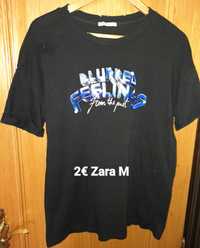 T-shirt Zara tamanho M