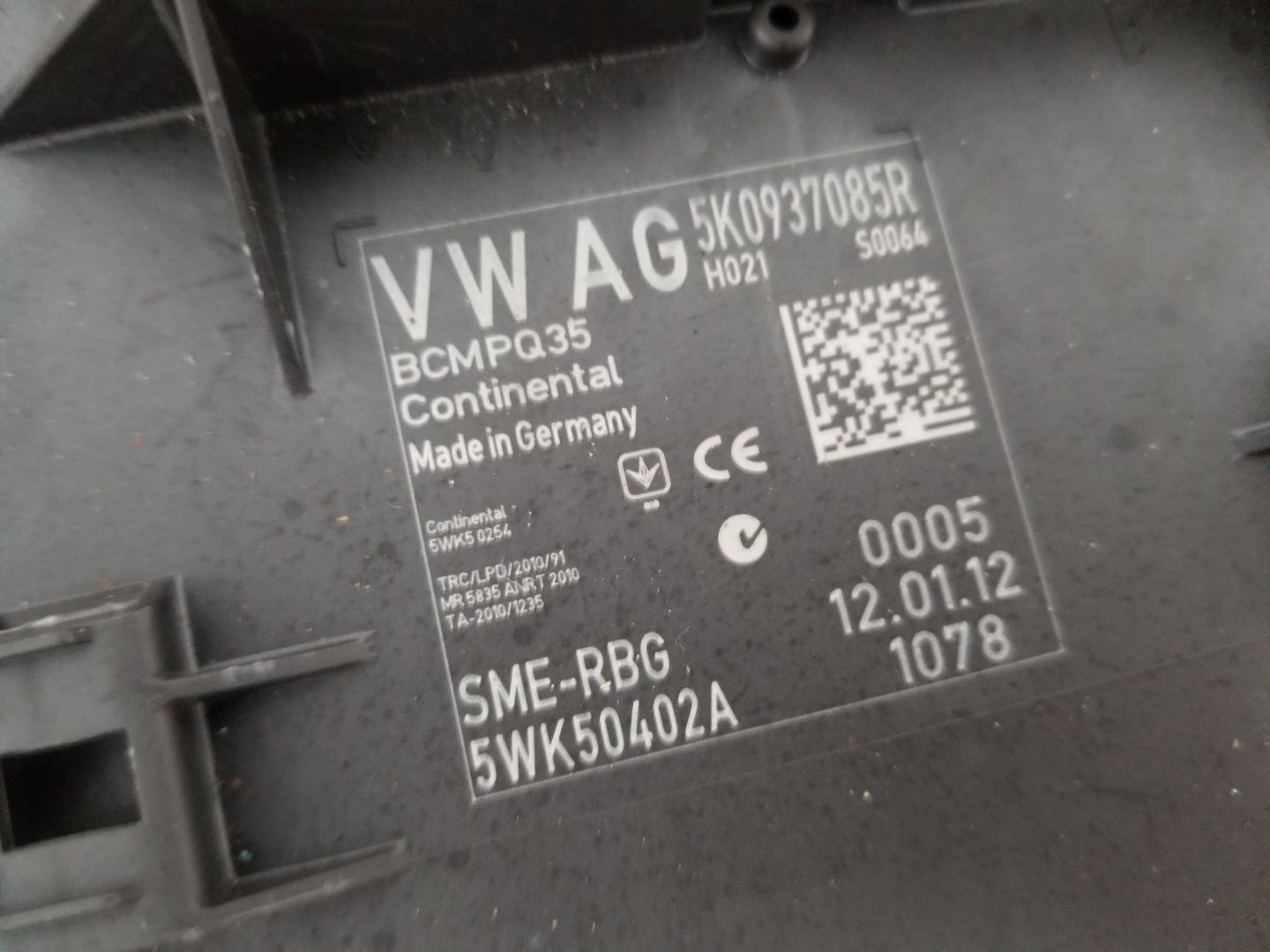 Блок комфорта SAM VW Caddy 2011-2015