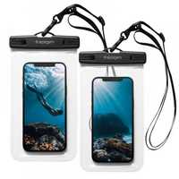 Spigen Waterproof Case A601 Universal 2Szt Crystal Clear