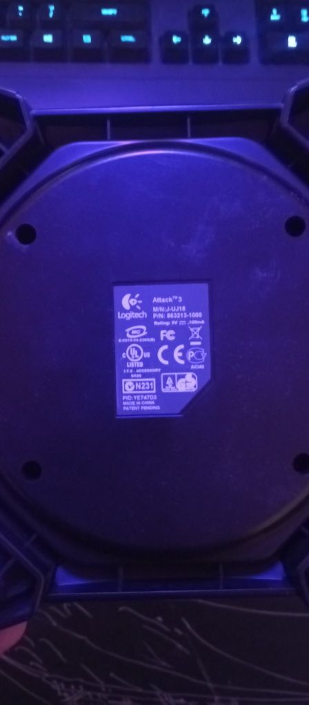 Joystick Logitech Attack 3 – w pełni sprawny, USB