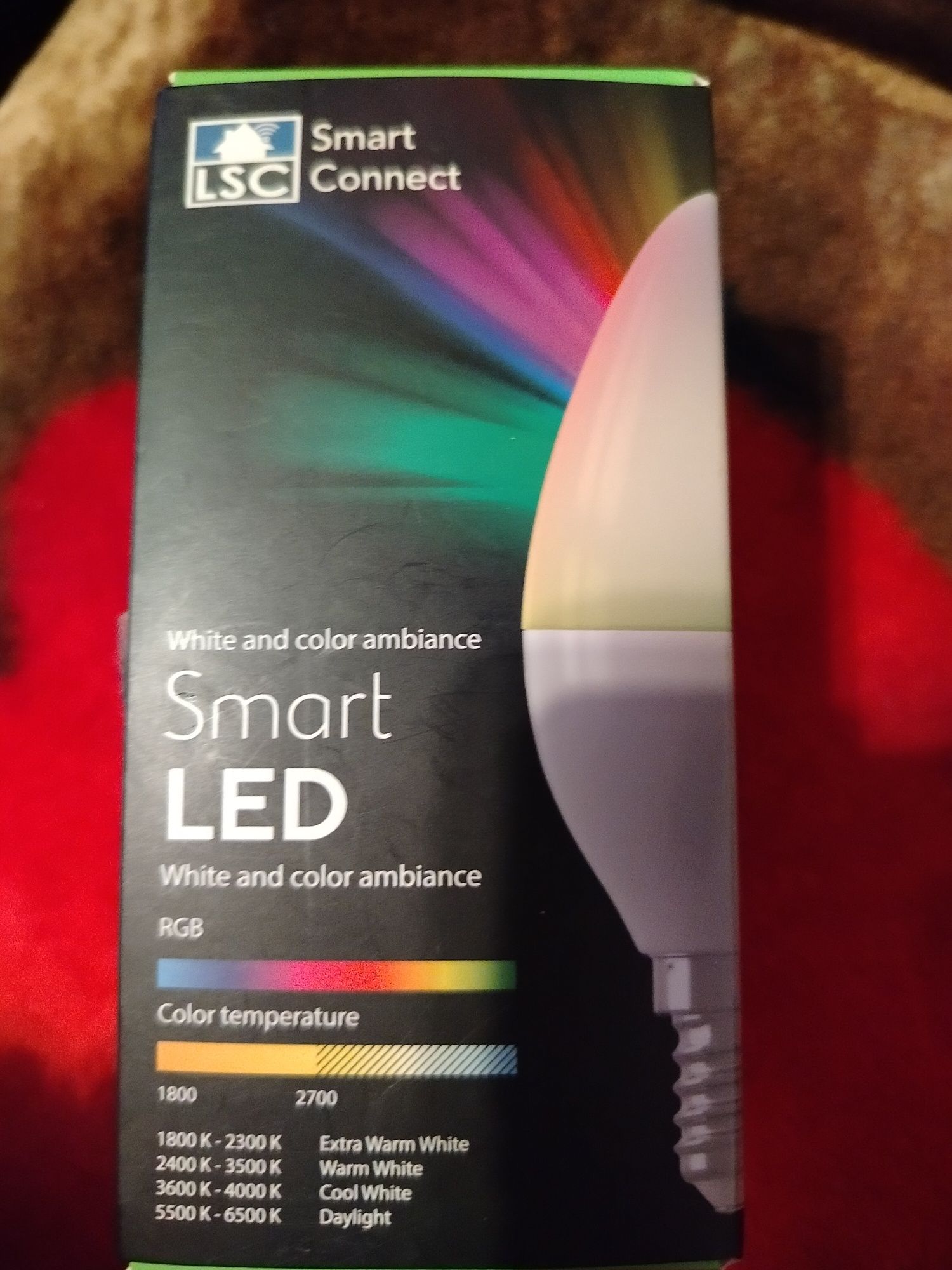 ExtraLink Inteligentna żarówka LED C37 (E14, RGB, WIFI)