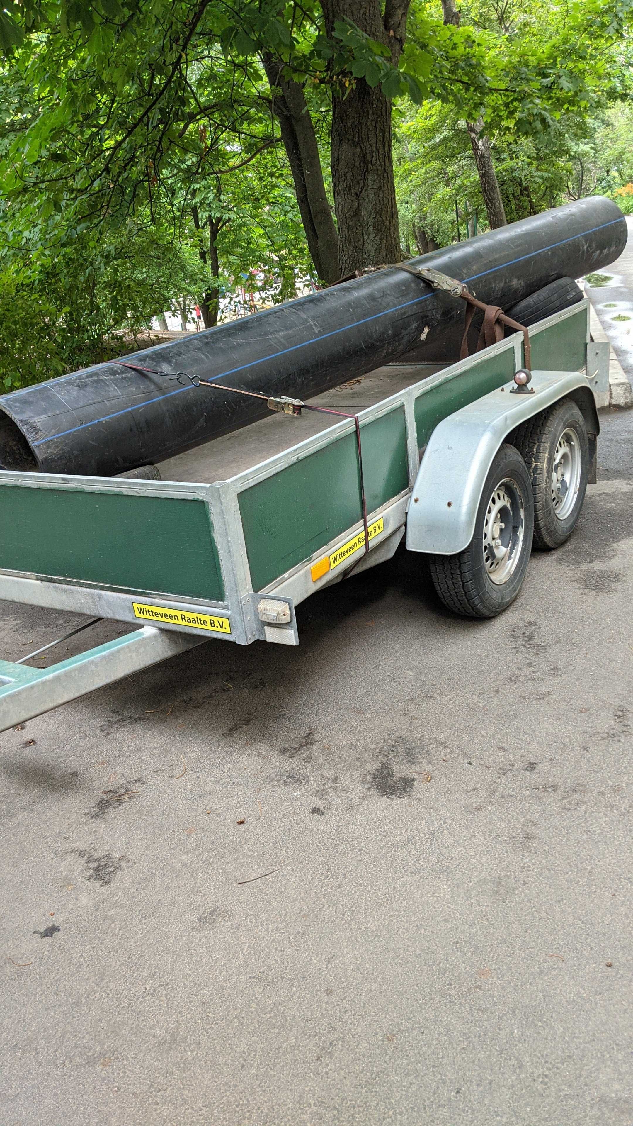 Причіп Бортовий 2х осний, 315х152х500 до 2х тон, оренда, продаж.