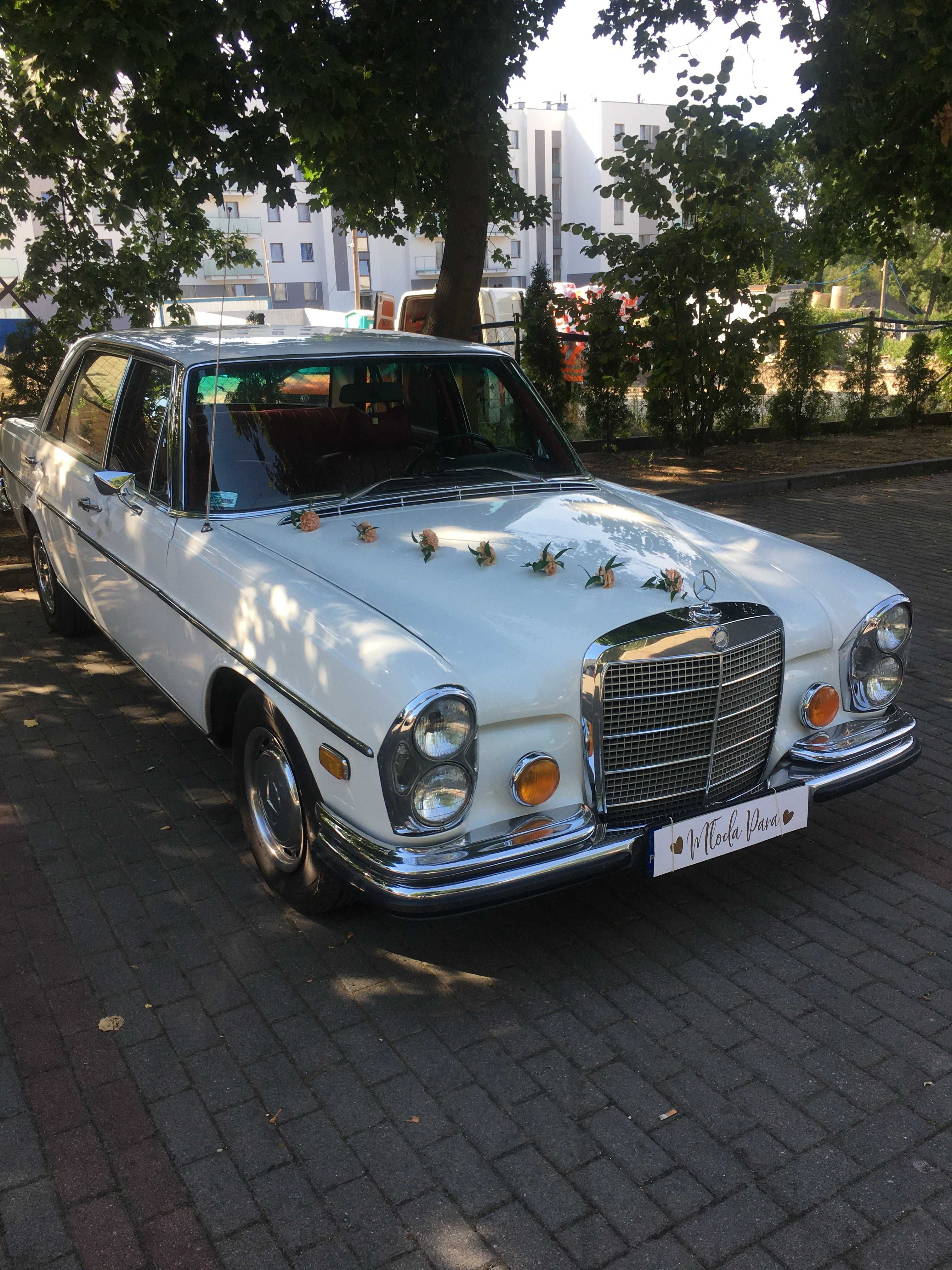 Wynajem auta na ślub, wesele, Mercedes w 109 4,5l V8  1972r