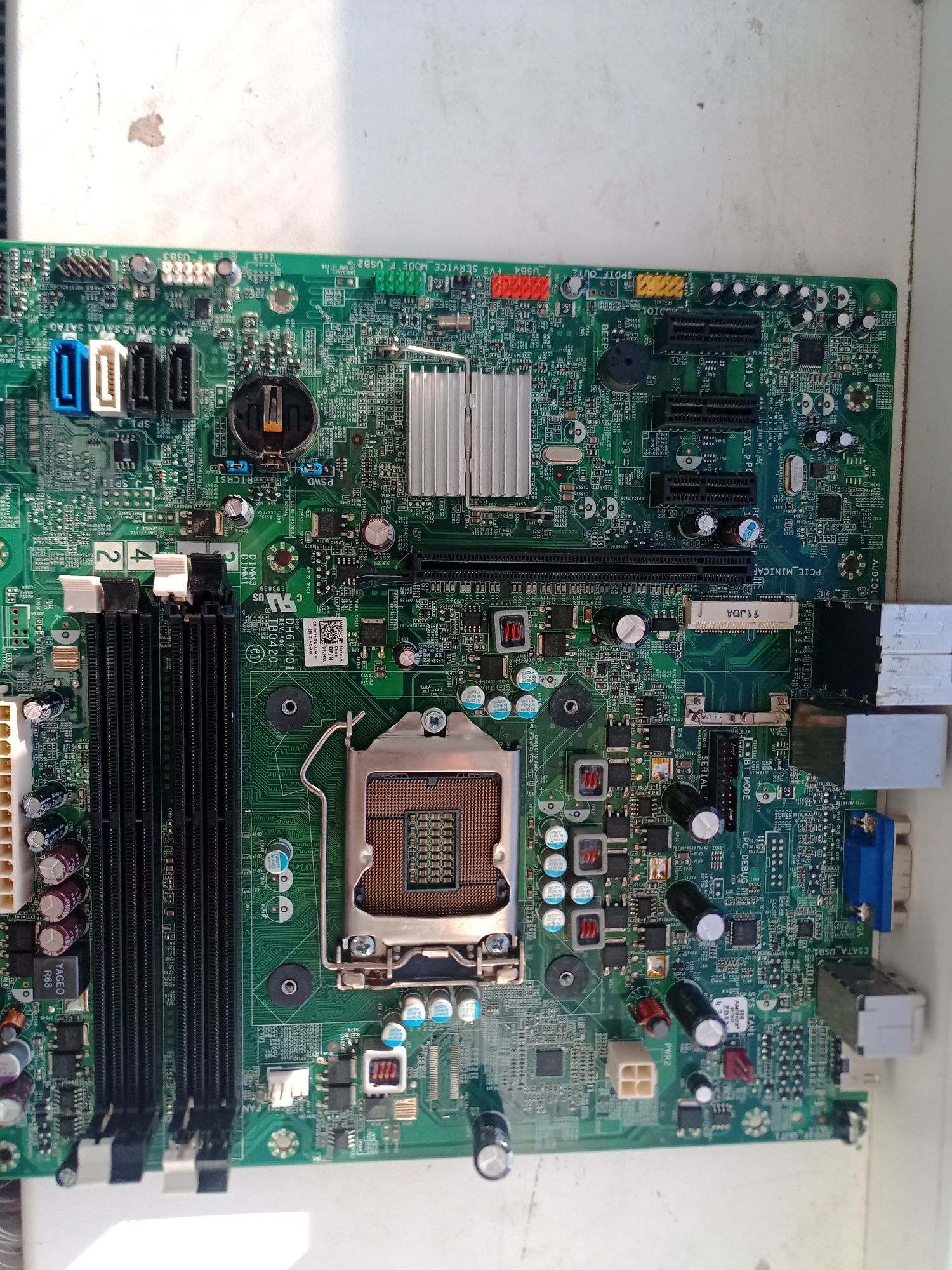 Материнська плата s1155 + 4gb DDR3