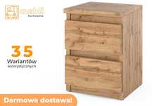 Szafka Nocna 30cm Hugo Stolik Tania Dąb Wotan Darmowa Dostawa