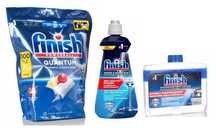 FINISH QUANTUM PROFESSIONAL kapsułki do zmywarki 100 szt. + zestaw