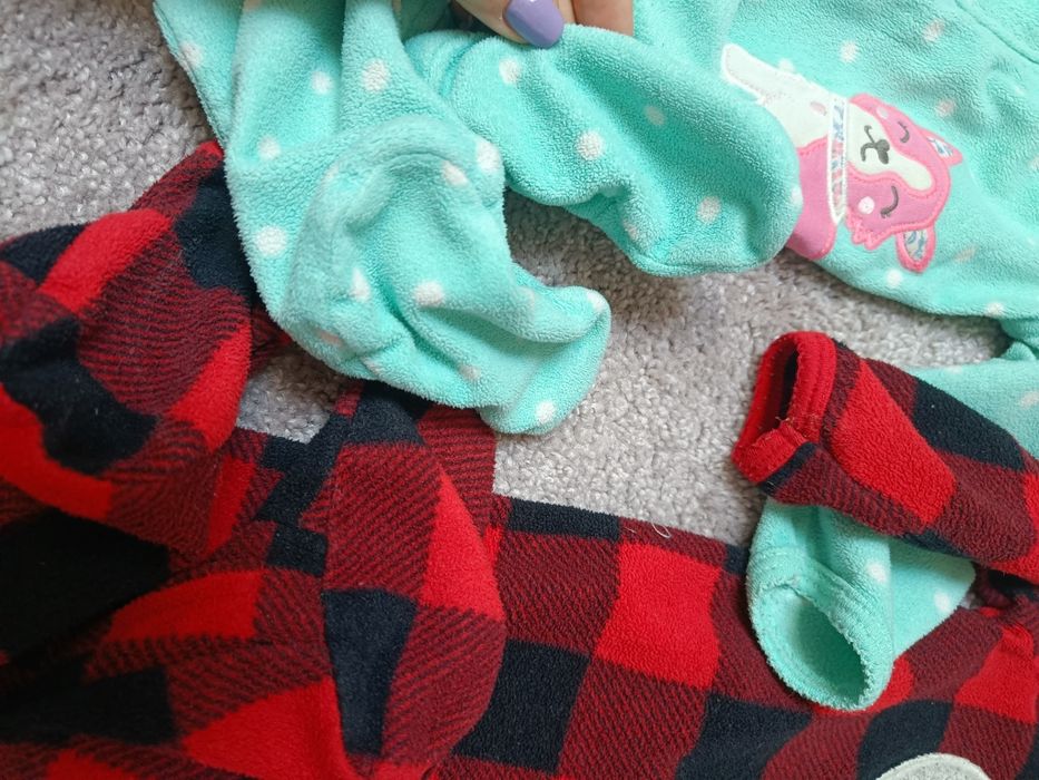 Чоловічки Carter's 6m флісові боді сліп