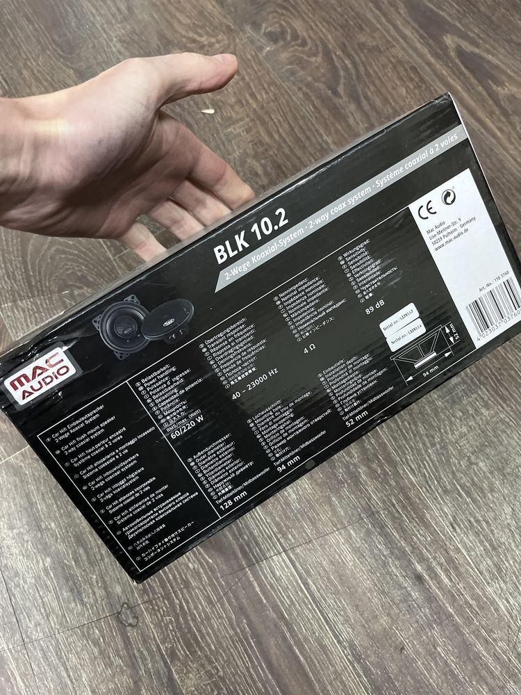 Акустика Mac Audio BLK 10.2