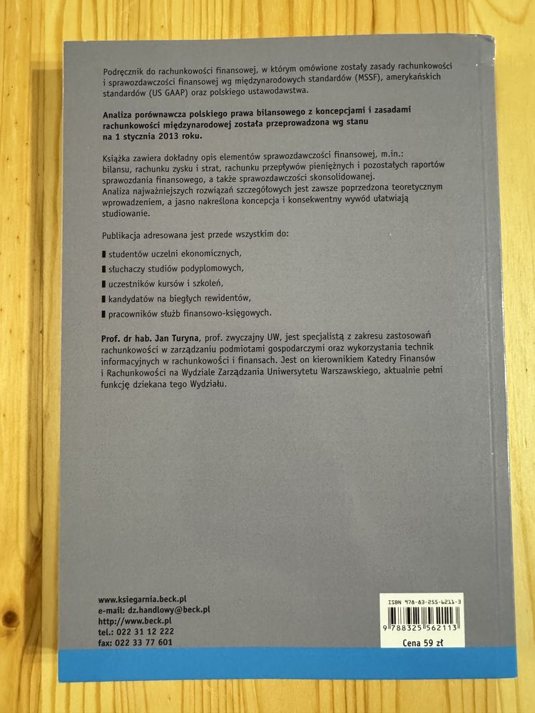 Rachunkowość finansowa - Jan Turyna