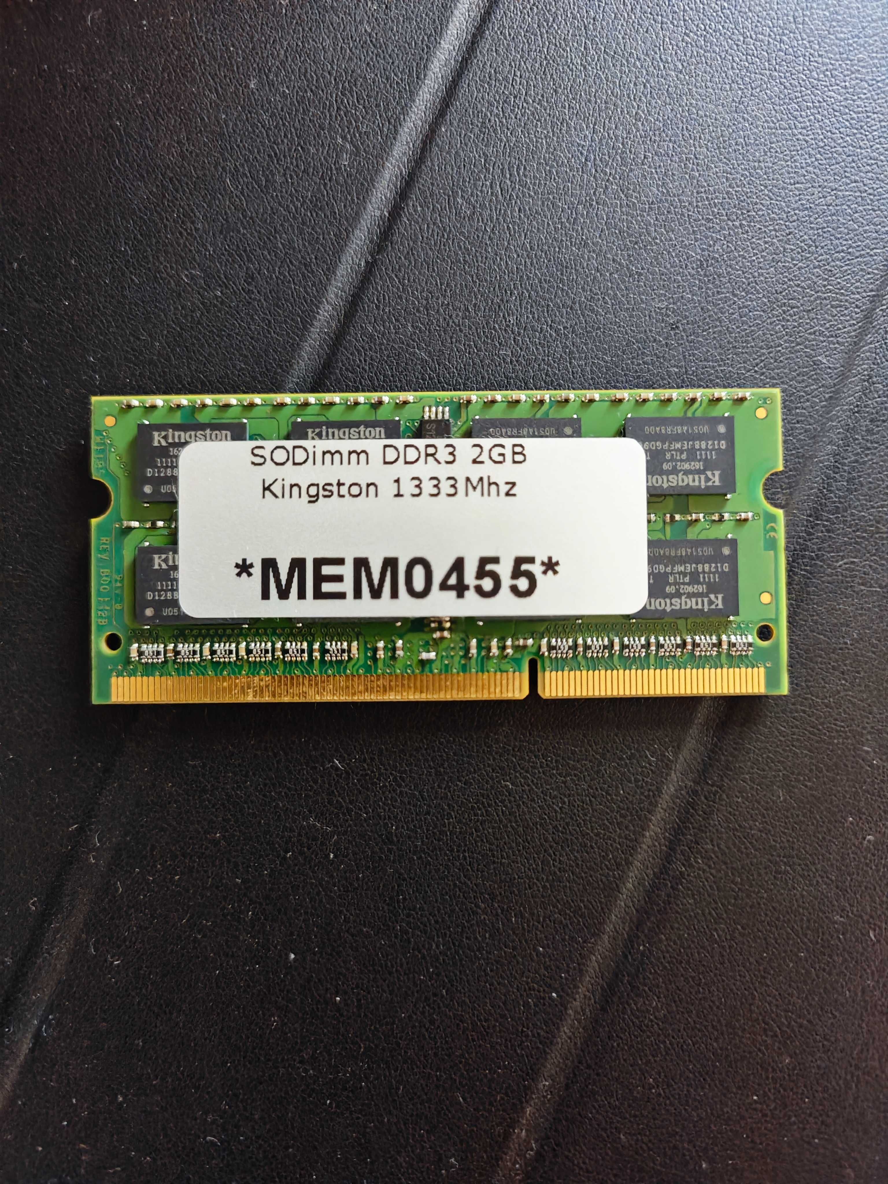 Memoria Ram SODimm DDR3 2gb