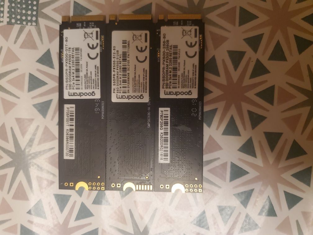 NVMe ssd Goodram px500 512/1024gb.