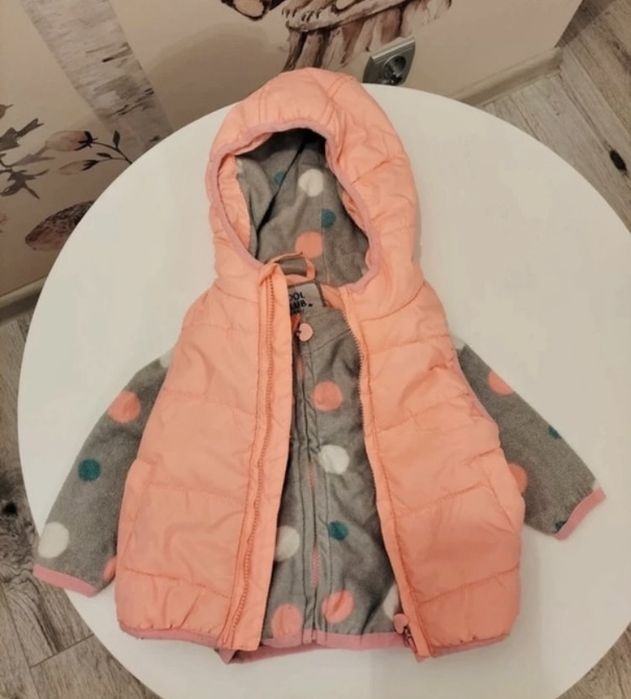 Zestaw cienki polarek i bezrękawnik Cool Club r. 68