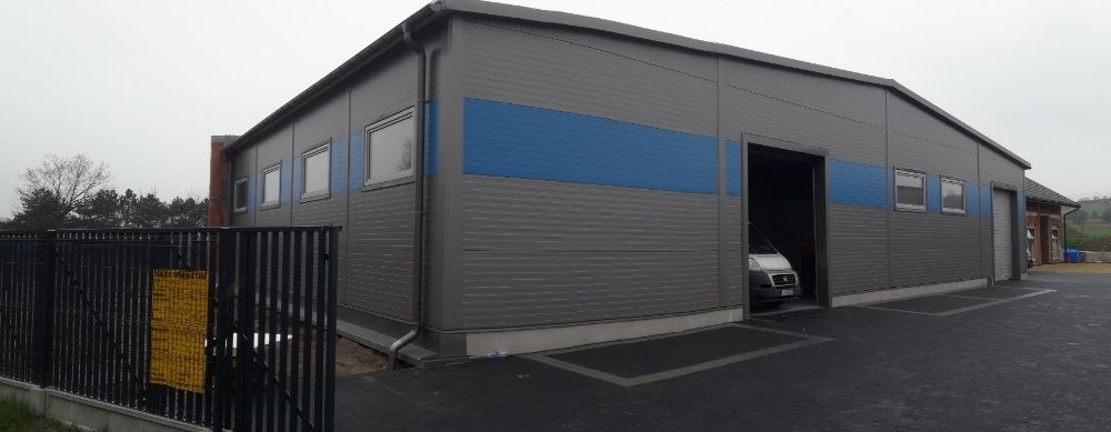 Hala stalowa, produkcyjna 25x20x5m 500m2