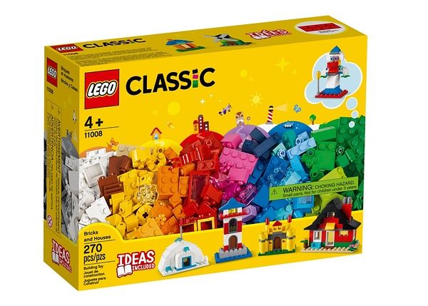Конструктор LEGO Classic 11008 домики или Lego прозрачные кубики 11013