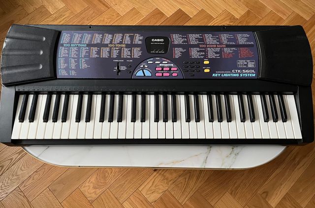 Keyboard CASIO CTK-560L podświetlane klawisze
