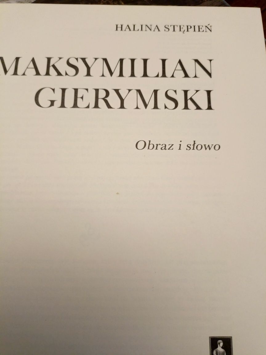 Album  Maksymilian Gierymski. Halina Stępień. Obraz i slowo