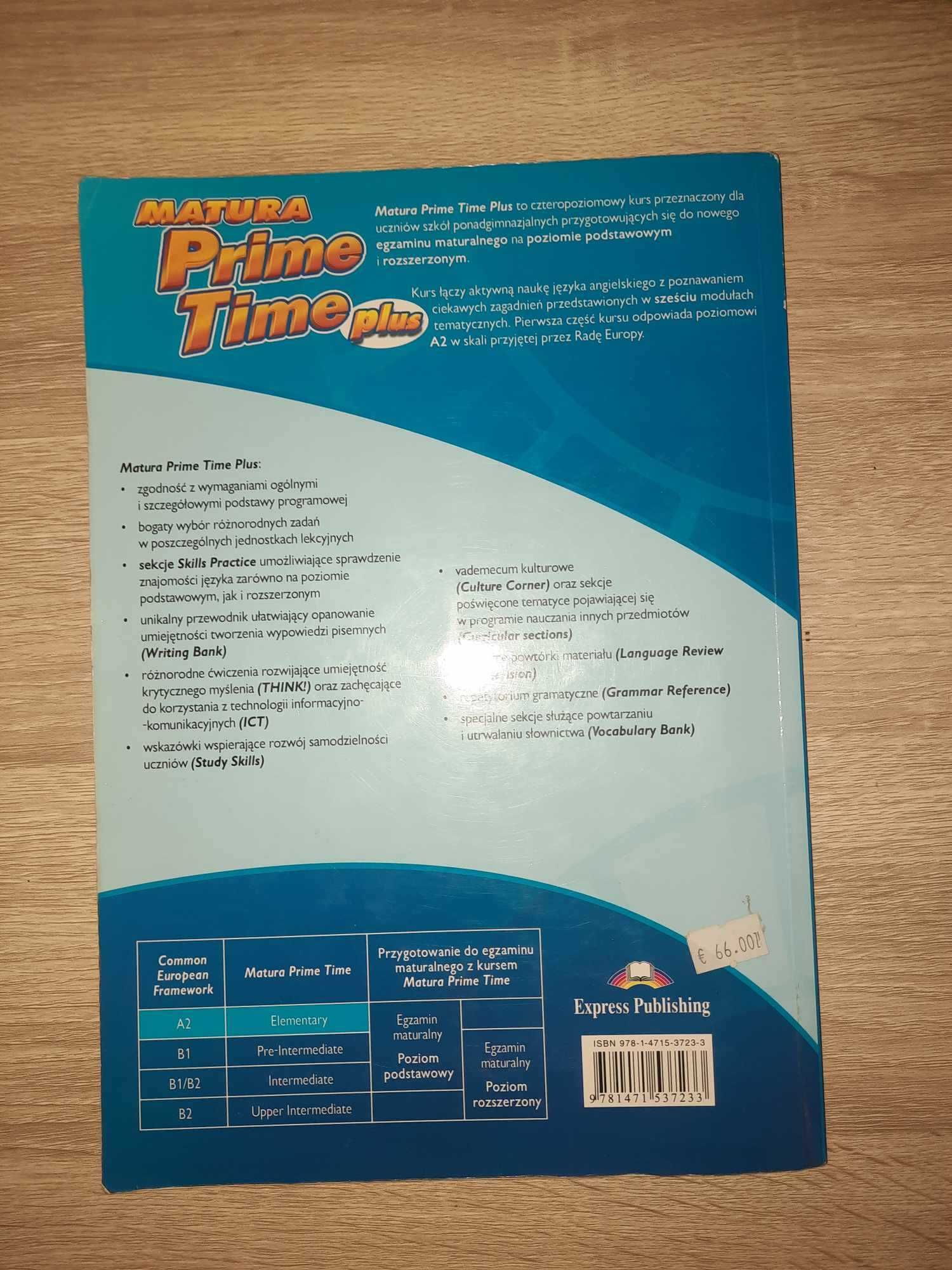 Matura Prime Time Plus. Podręcznik wieloletni.