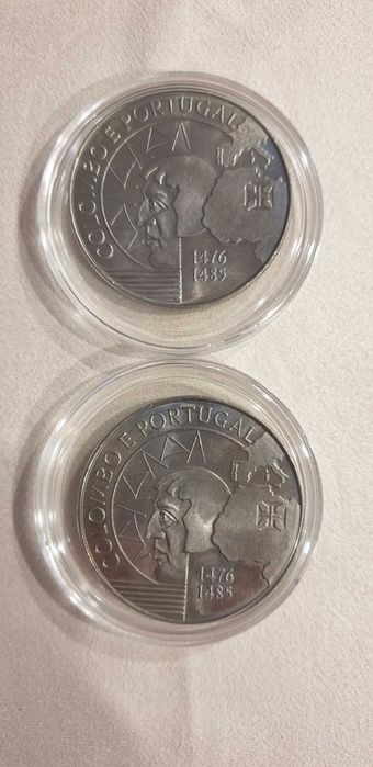 Moedas Comemorativas "Colombo e Portugal"