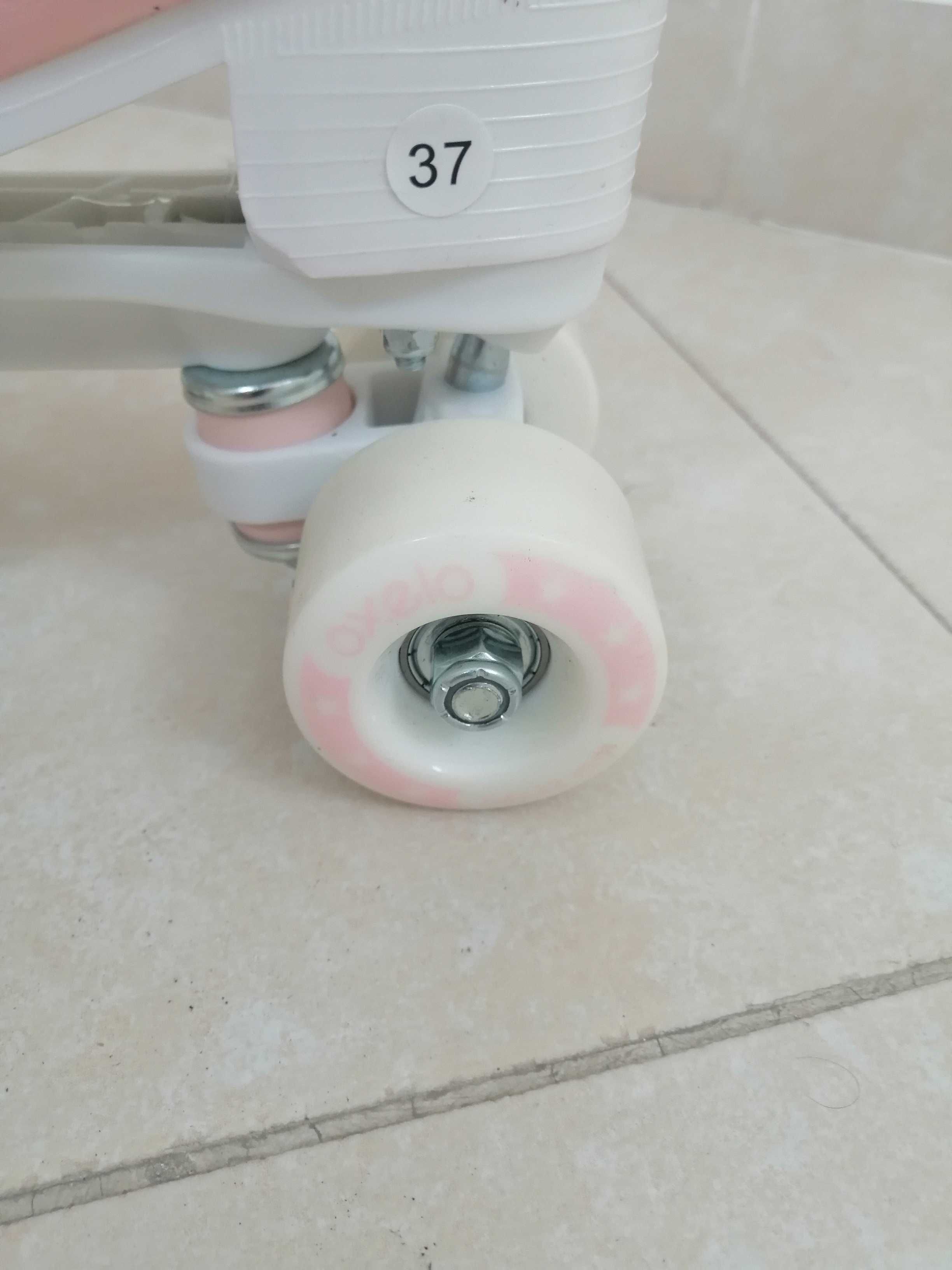 Patins dePatins de Patinagem Artística Rosa, Nº37, Oxelo, Decathlon
