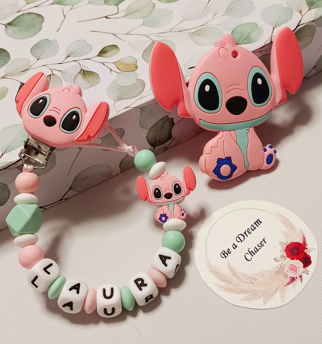 Prendedor de chupeta em silicone