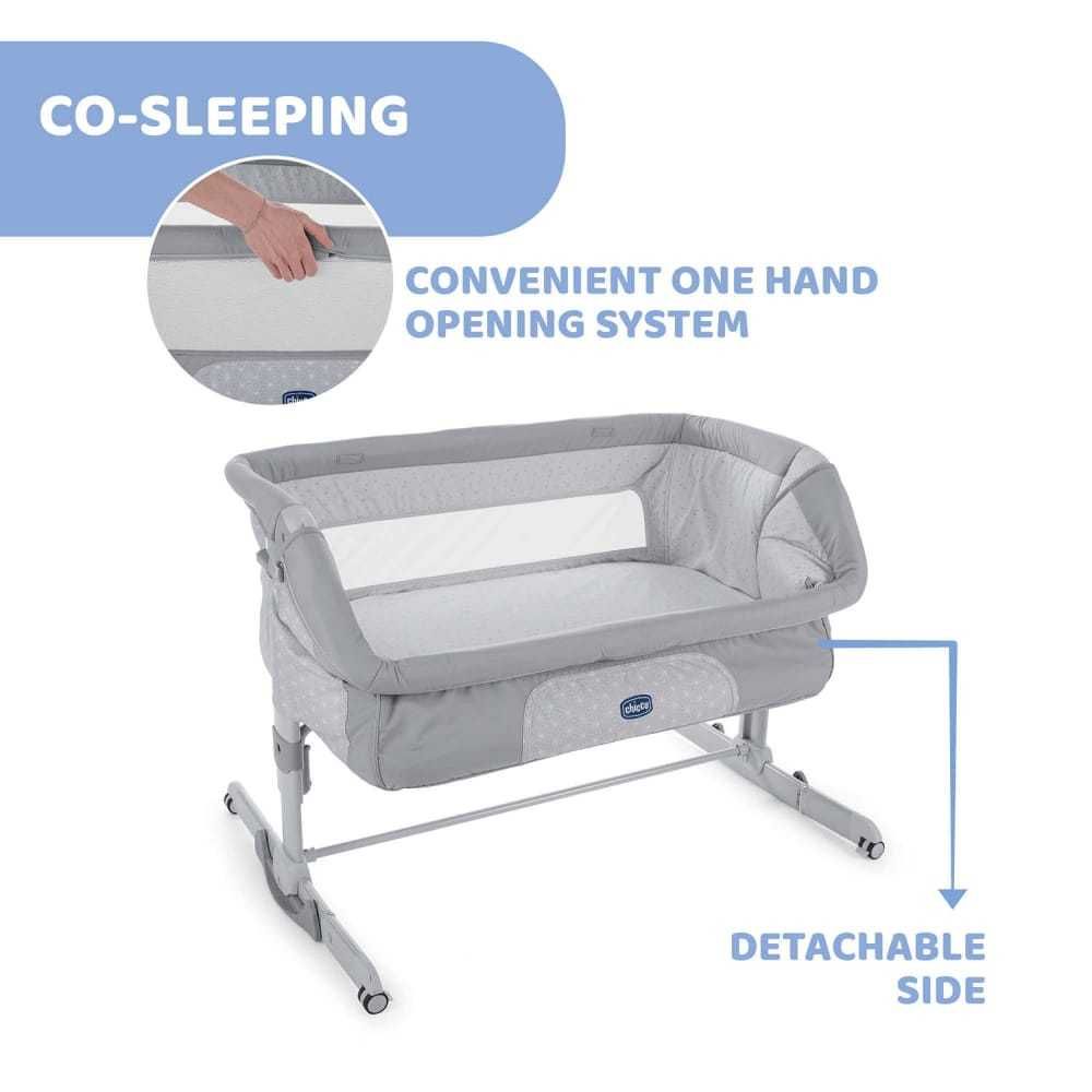 Berço Chicco Next2Me Dream – Modelo WN0064-1 (Light Grey)