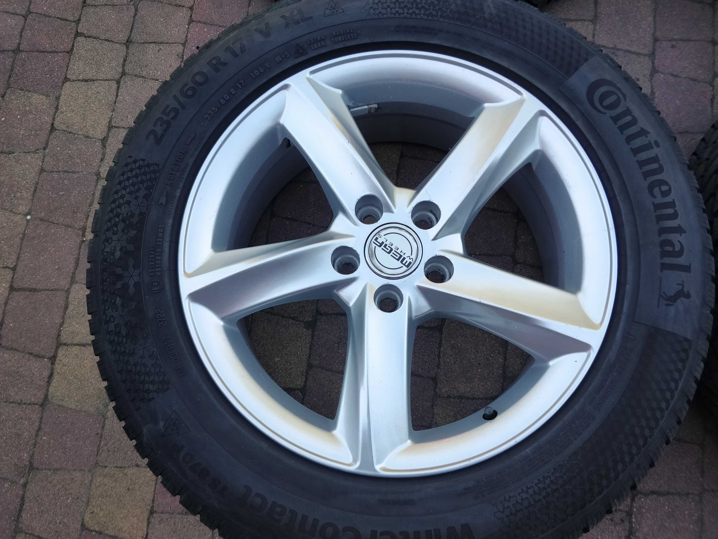 3489. Alufelgi 17" Mondeo S-max C-max Volvo XC60 V60 7.5J ET47 5x108