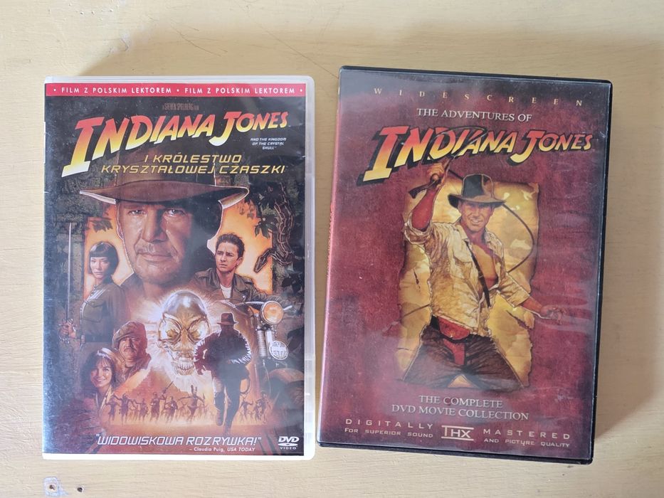 Indiana Jones dwie płyty DVD