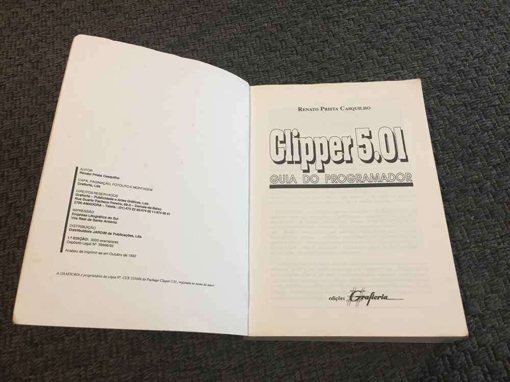 Clipper 5.01 - Guia do Programador