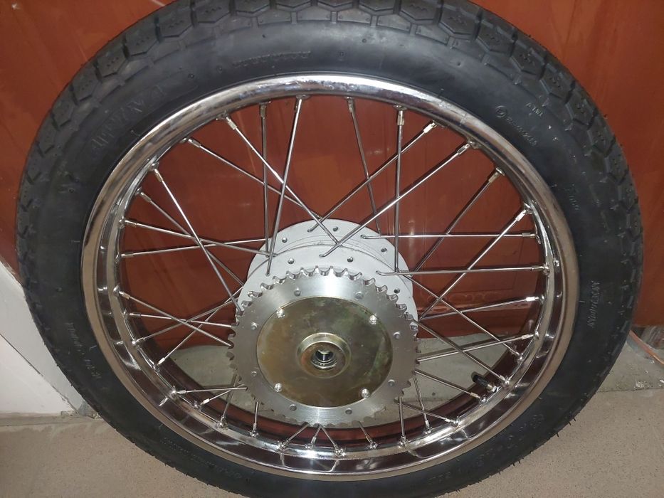 Odnowione wycentrowane koło tył wsk 125 zabierak zębatka kpl pl