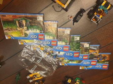 LEGO Dżungla 60156, 60157, 60158, 60159 plus klocki zapasowe!